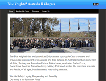 Tablet Screenshot of blueknightsaustralia2.org